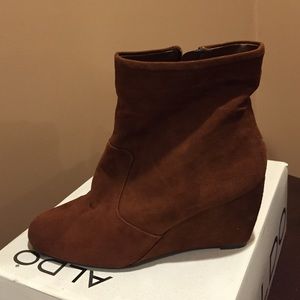 Suede booties