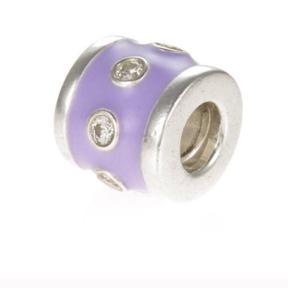 Retired Lavender barrel pandora charm