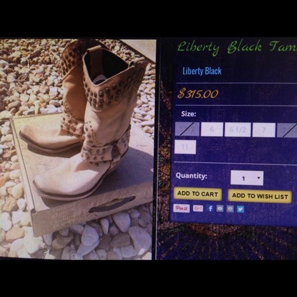 Liberty Black studded Boots