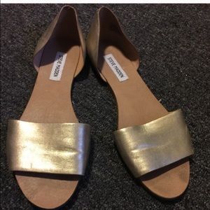 Steve Madden Gold Sandals