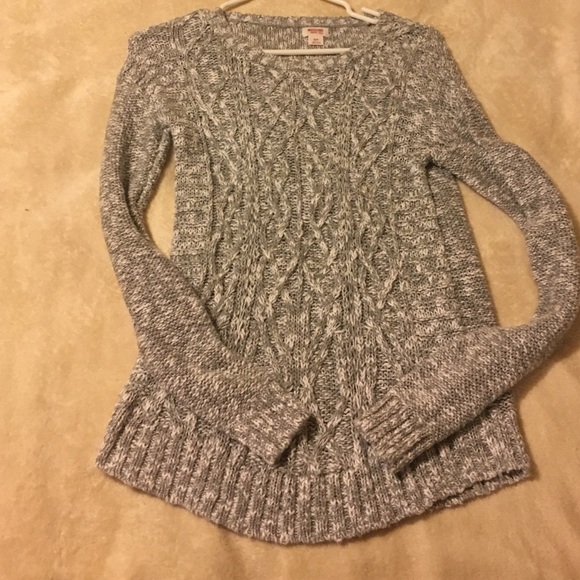 Cable knit sweater