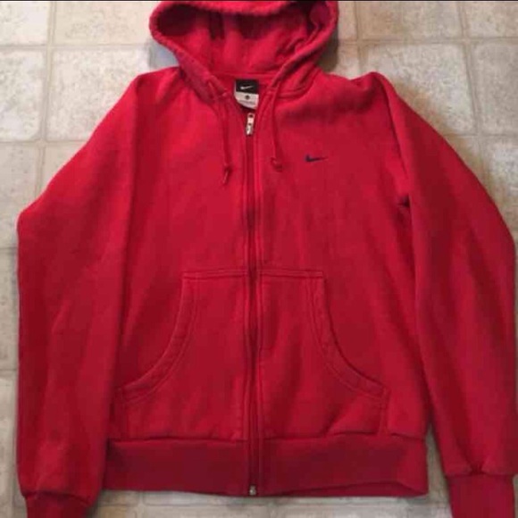 True red nike jacket