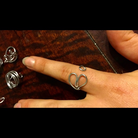 Hand Made Wire Rings - Picture 2 of 3