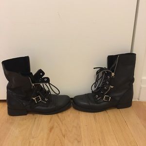 Aldo size 8.5 combat style boots