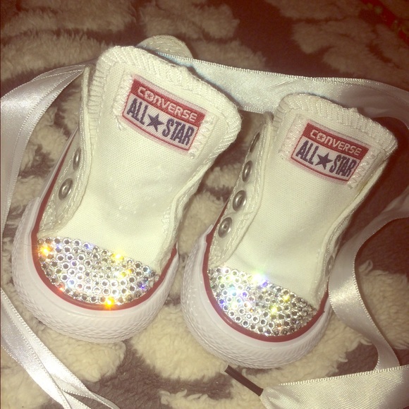 Swarvoski crystal converse