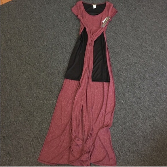 Bodycon Double Split Maxi Top