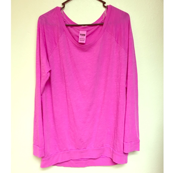 PINK Victoria's Secret Tops - Victoria's Secret PINK long sleeved drapey top