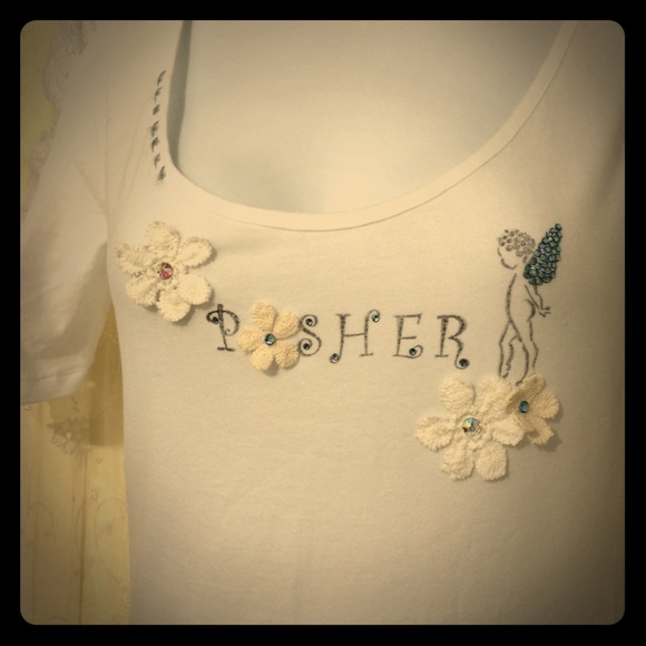 Swarovski Crystal Faerie Flower Posher Top