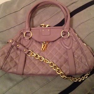 Quilted Light Purple Medium Sized Purse