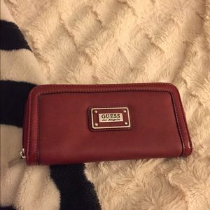 Burgundy Guess Wallet