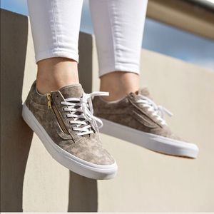 Vans Shoes - Vans Marble Suede Old Skool Zip Sneakers Vans Shoes - Vans Marble Suede Old Skool Zip Sneakers