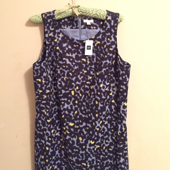 Pattern blue dress - Picture 2 of 3