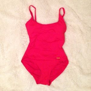 Red One Piece Swimsuit