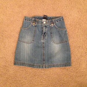 I am selling a cut Jean skirt