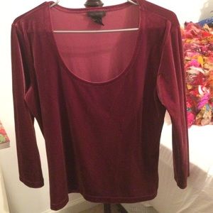 Velvet top
