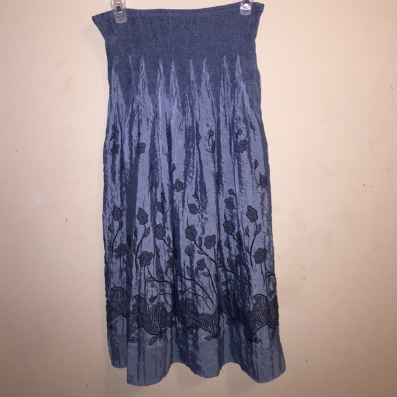 Blue multi-style dress