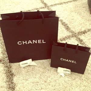 Small and medium Chanel shopping bags