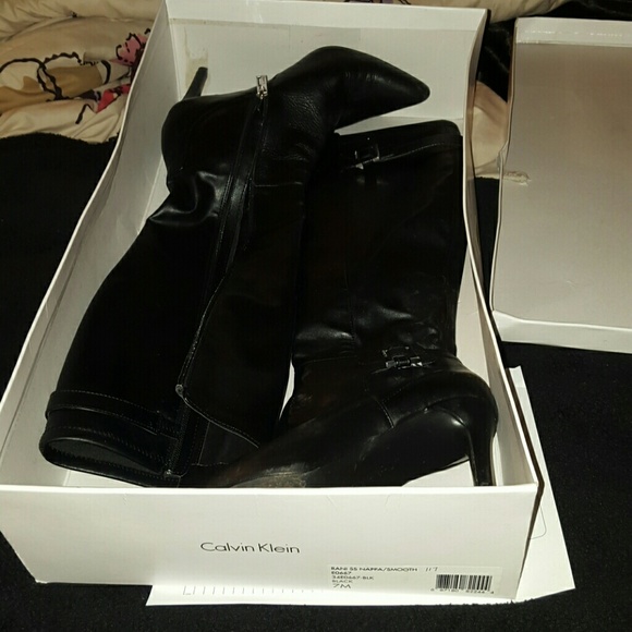 Calvin Klein knee boots