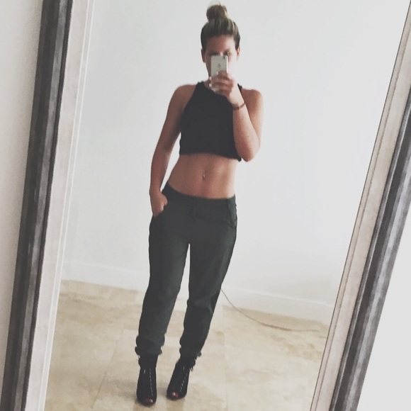 Zara Army Green Trousers