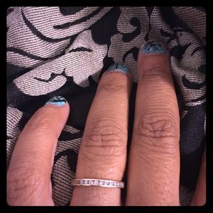 1/2 carat diamond band