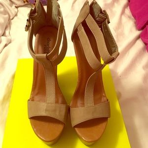 Taupe Wedges