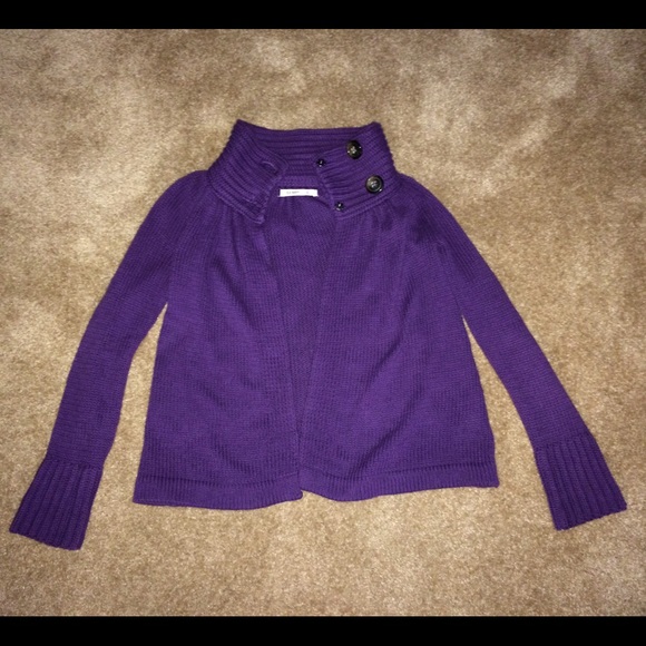 Purple Cardigan