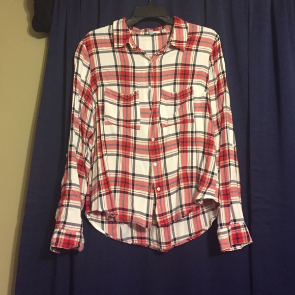 NWT Plaid Button Up