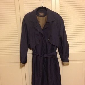 'Skipping puddles' trench coat