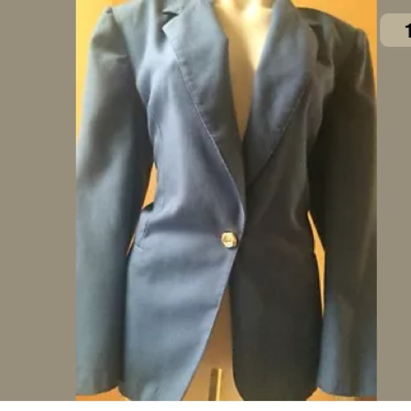 Kathie Lee Blue Blazer Jacket
