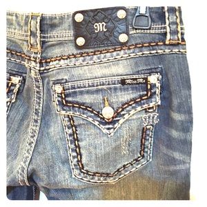 Miss me skinny crop jeans