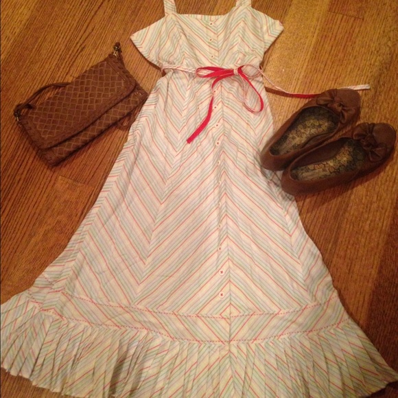 🎉💄HP💄🎉 Anthropologie Odille striped dress