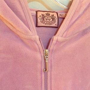 Juicy couture velour tracksuit zip up