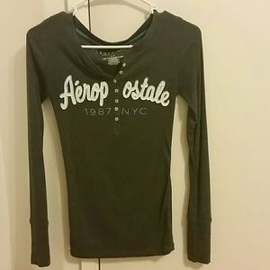 Aeropostale fitted long sleeve