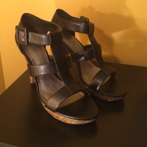 Stylish black sandals