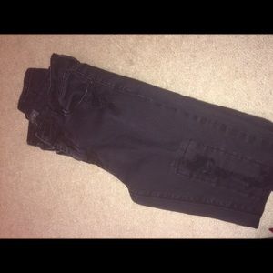 Kendall and Kylie high-waisted ripped jeans