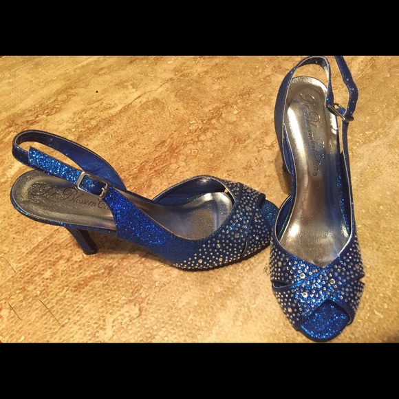 Cobalt Blue Sparkle Pumps