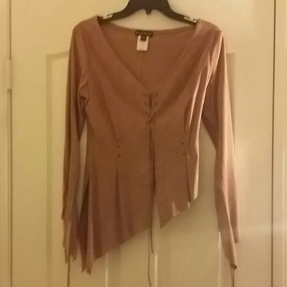 Tops - Faux Suede  Top