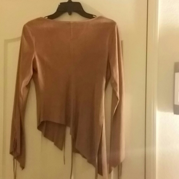 Faux Suede  Top - Picture 2 of 2