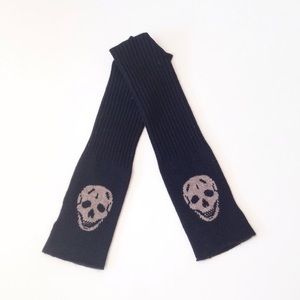 SKULL CASHMERE Luther Skull Arm Warmers