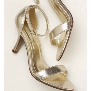 Davids Bridal Gold Heels