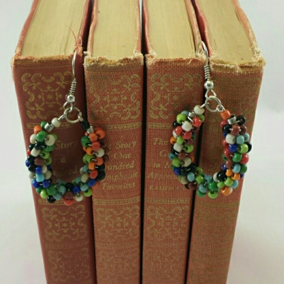 GWaC Java Beaded Earrings - Multi-Color - Picture 1 of 1