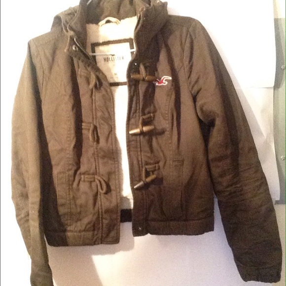 Green Hollister coat only worn 1-2 times - Picture 1 of 4