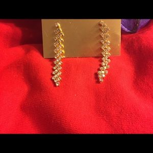 Gold earrings
