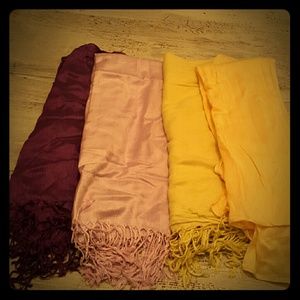 Bundle of Pashmina Scarves