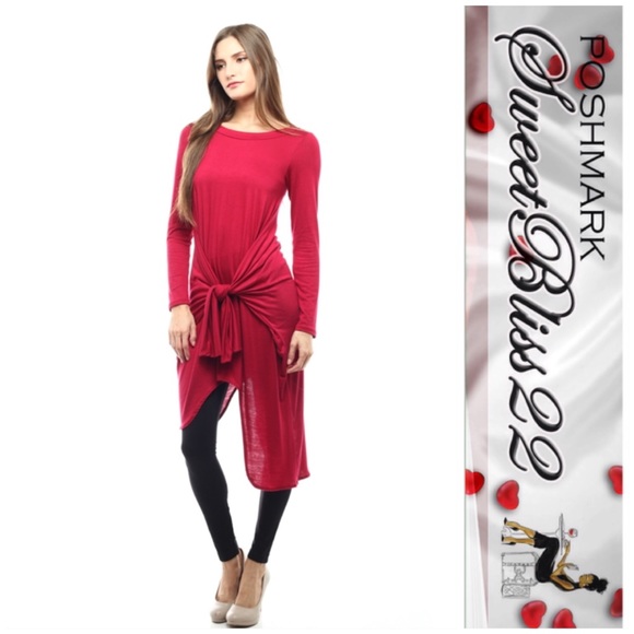 💄SOLD OUT Front Tie Tunic💄 - Picture 2 of 3