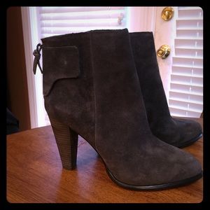 French Connection suede booties