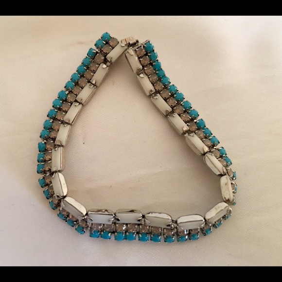 Coach Multi Colored Chain Bracelet