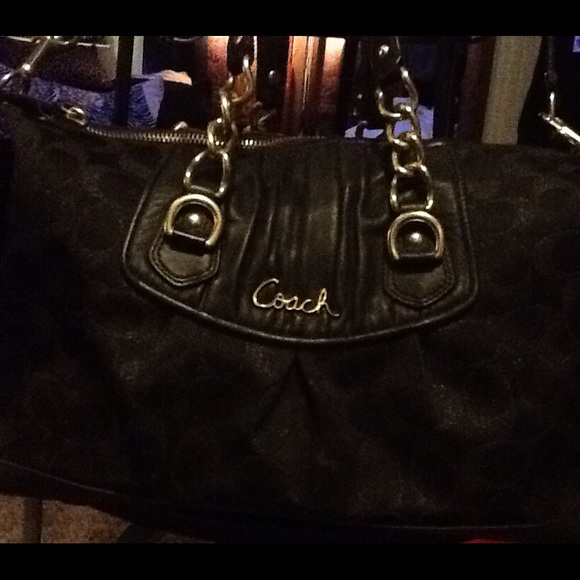Coach handbag practically new!!