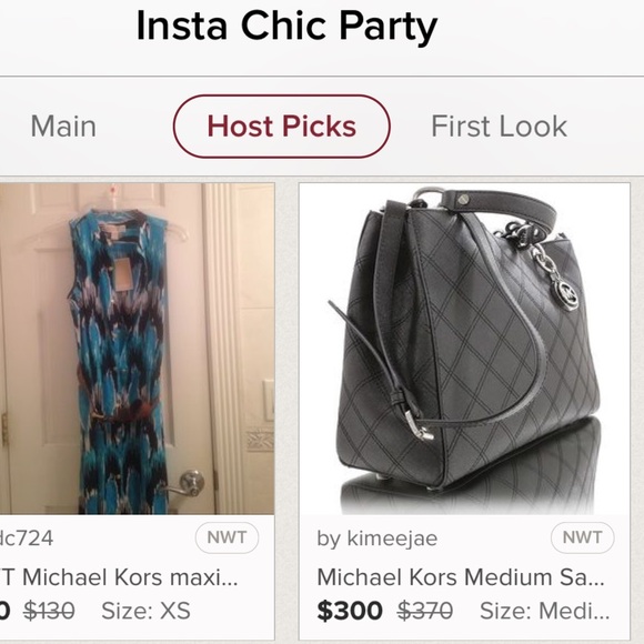 βSOLDβ πHPπ MK Medium Saffiano Leather Satchel - Picture 4 of 4