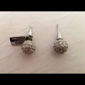 Coach Silver Ornament Post Earingd